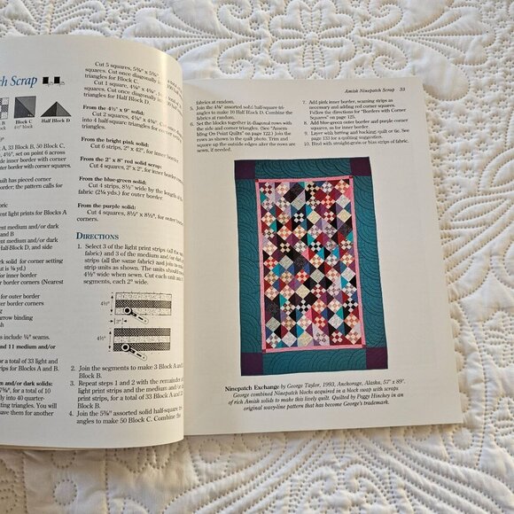 Vintage Rotary Roundup Quilt Pattern Book By Judy Hopkins & Nancy J. Martin 1994 - Picture 7 of 10
